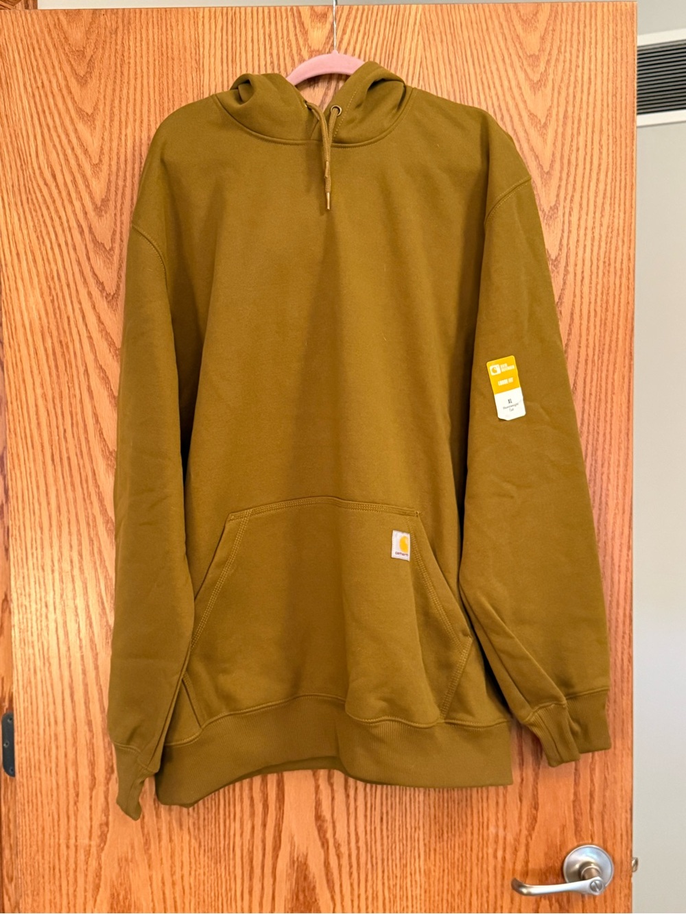 Carhartt Brown Hooded Work Sweatshirt